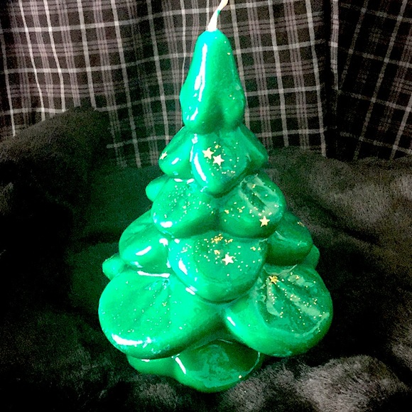 Set of 2 Candle Christmas Trees - Picture 1 of 11